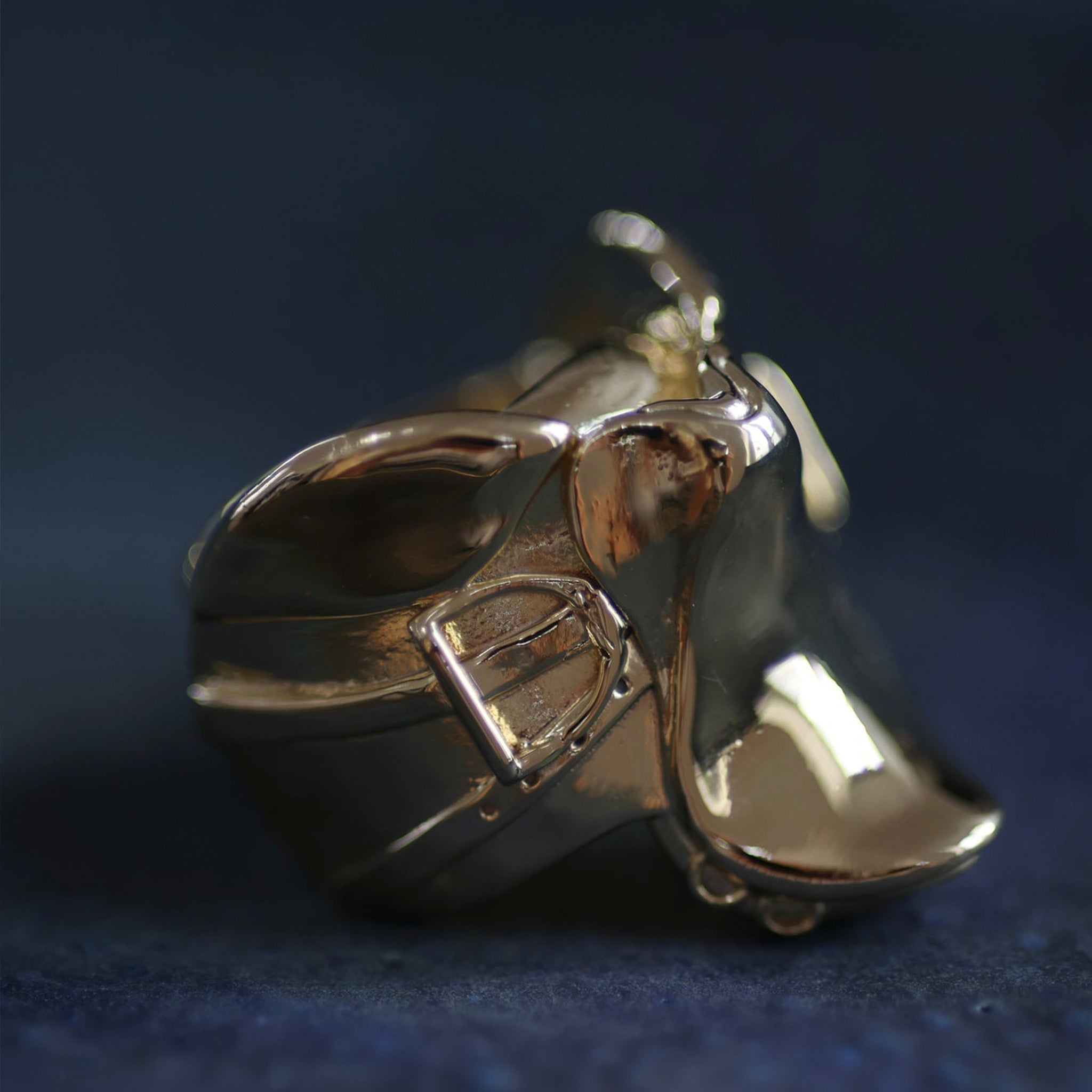 The Stirrups of Englan - British Saddle Ring SOLID SILVER