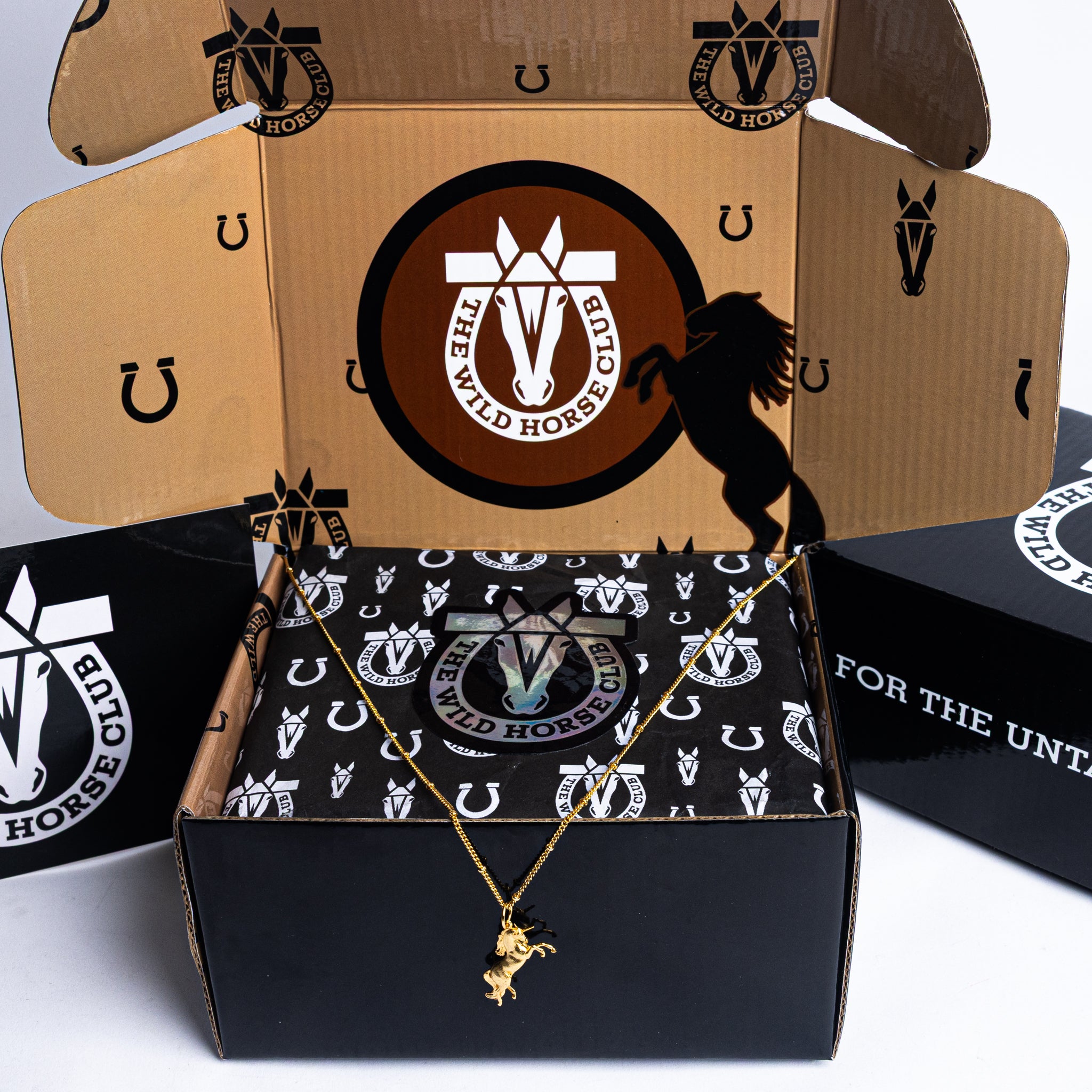 The Wish Keeper Gold Unicorn Pendant