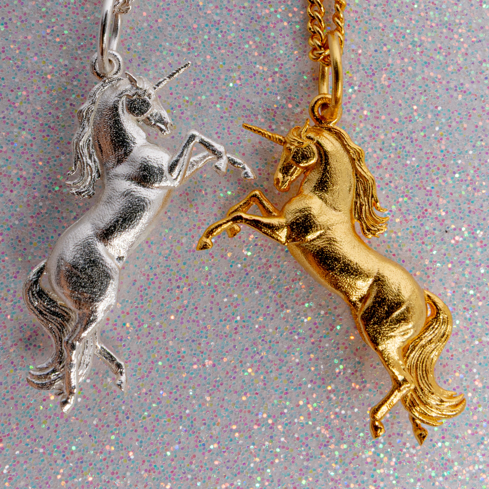 The Wish Keeper Gold Unicorn Pendant