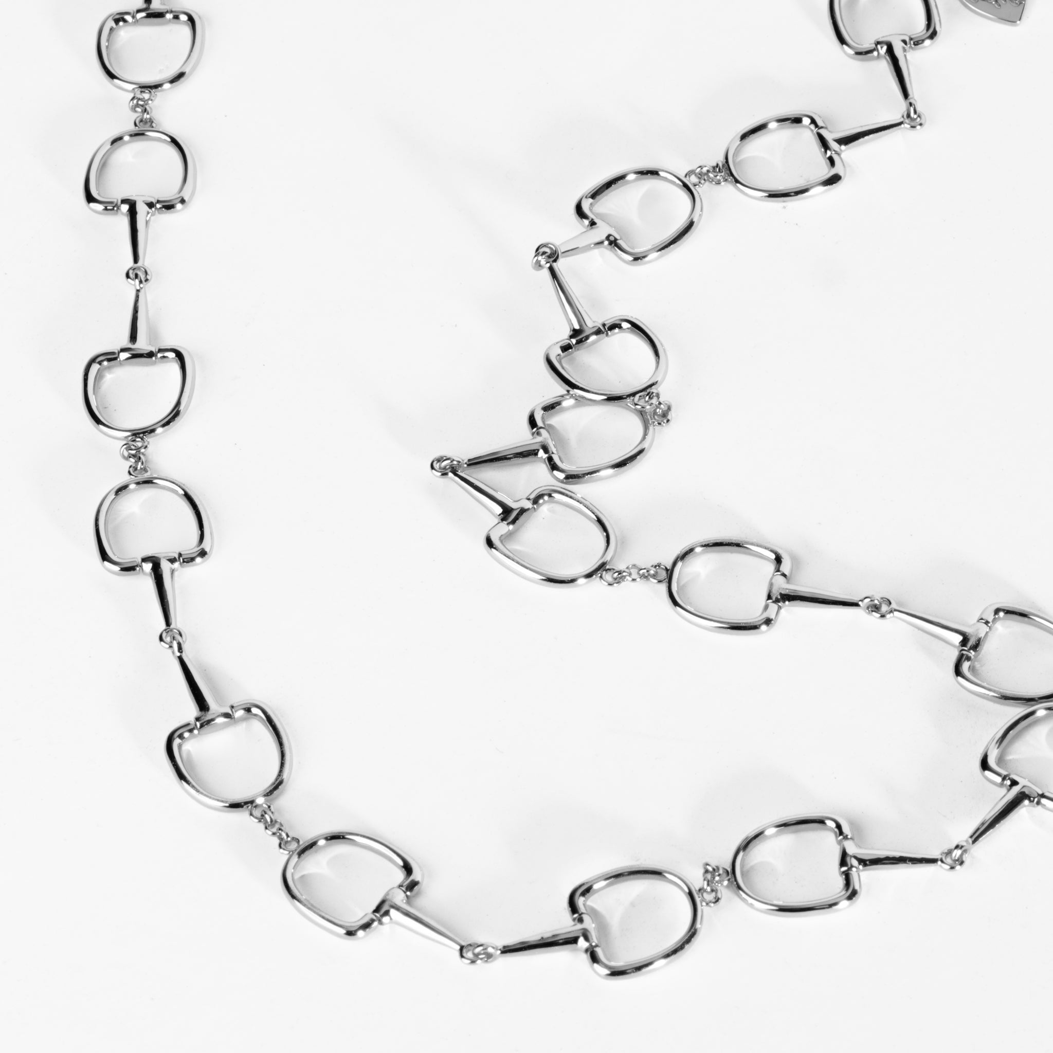 Bit by Bit Silver Snaffle Bit Chain Necklace