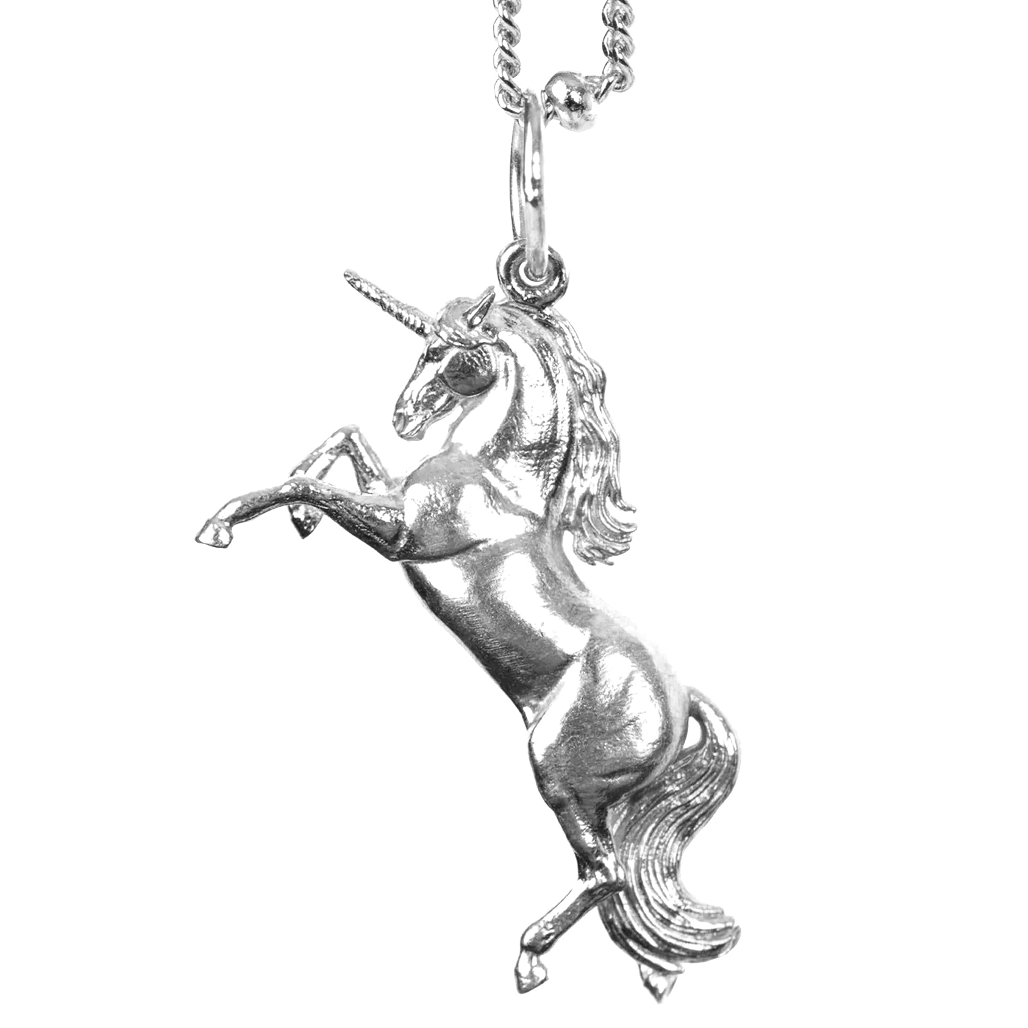 The Wish Keeper Silver Unicorn Pendant