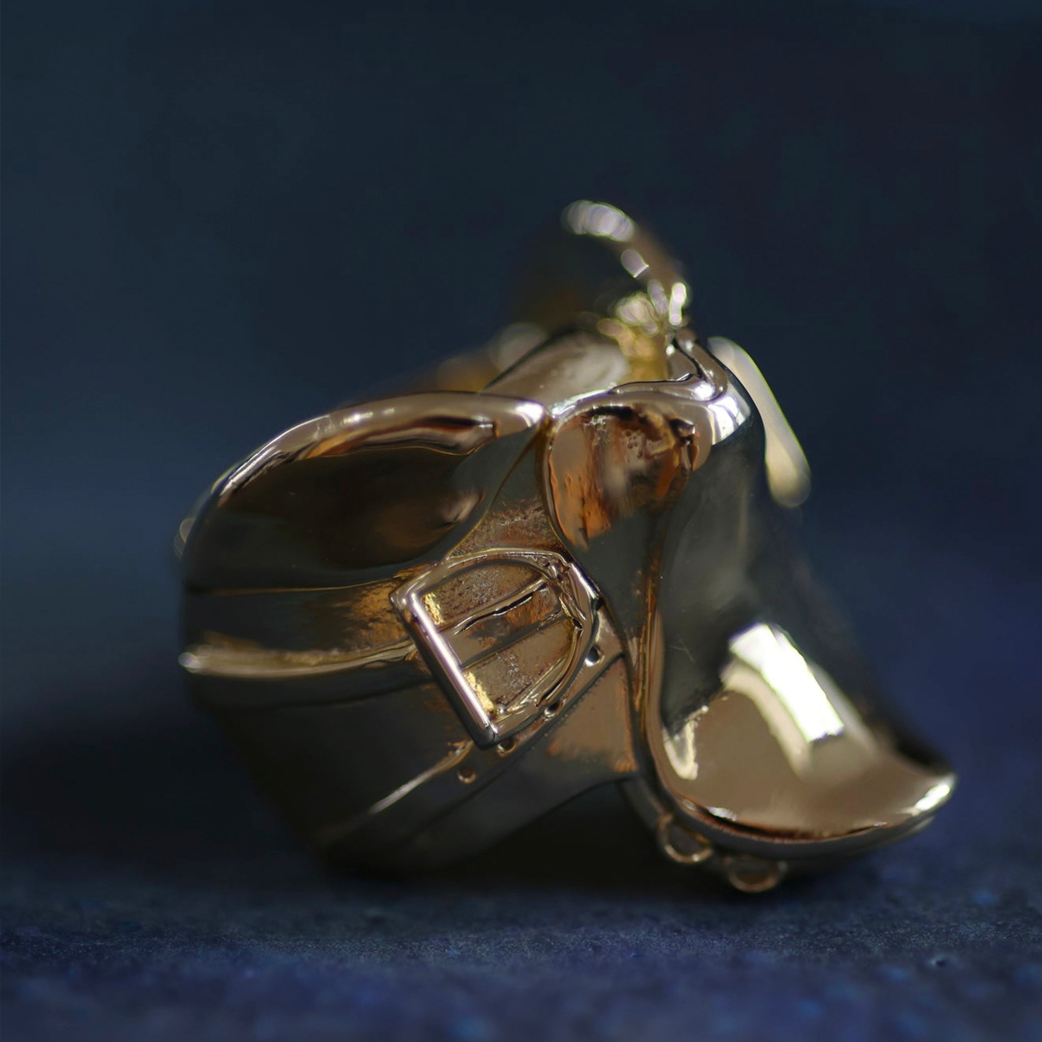 The Stirrups of England- British Saddle Ring Gold Plating