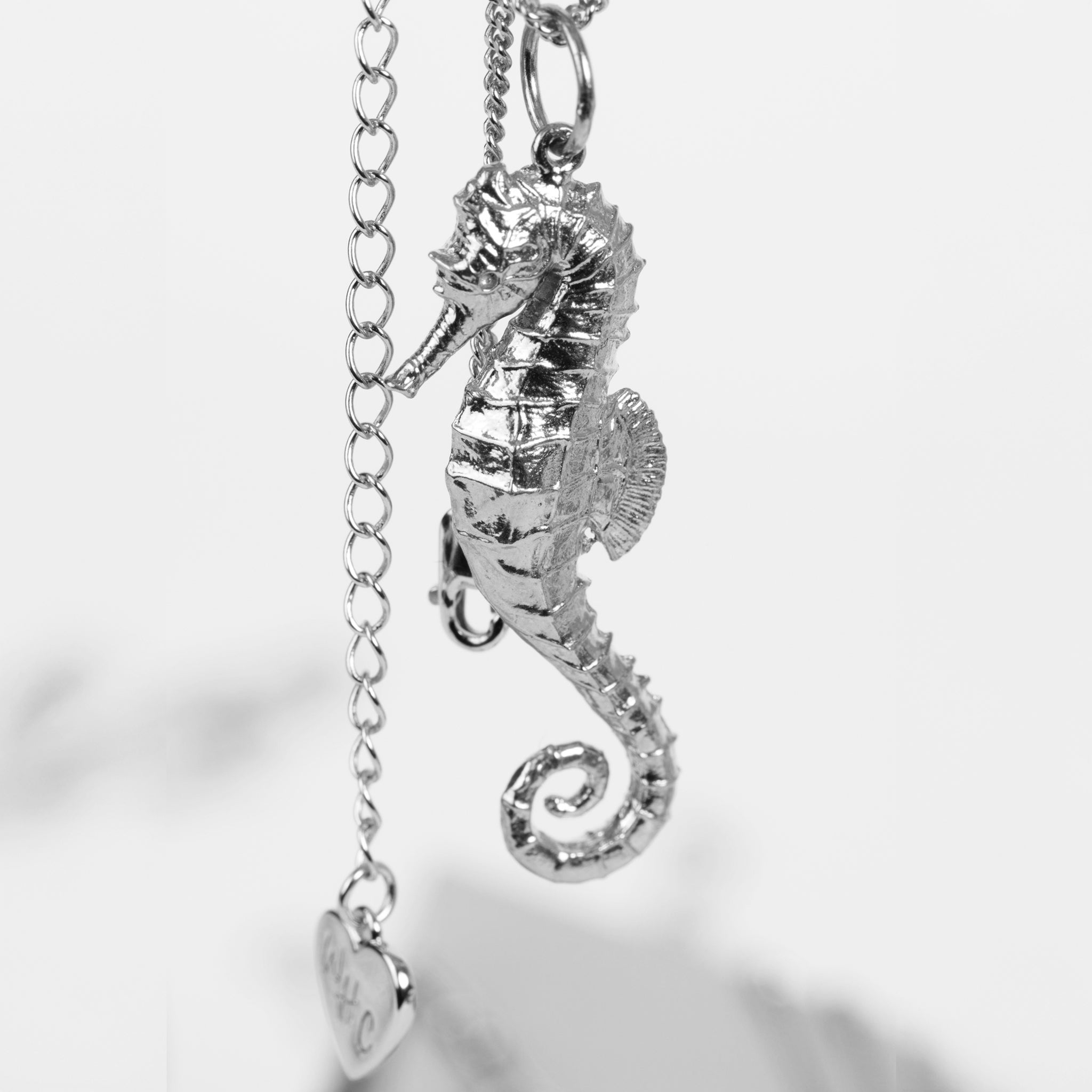 The Sea Whisperer - Silver Seahorse Pendant
