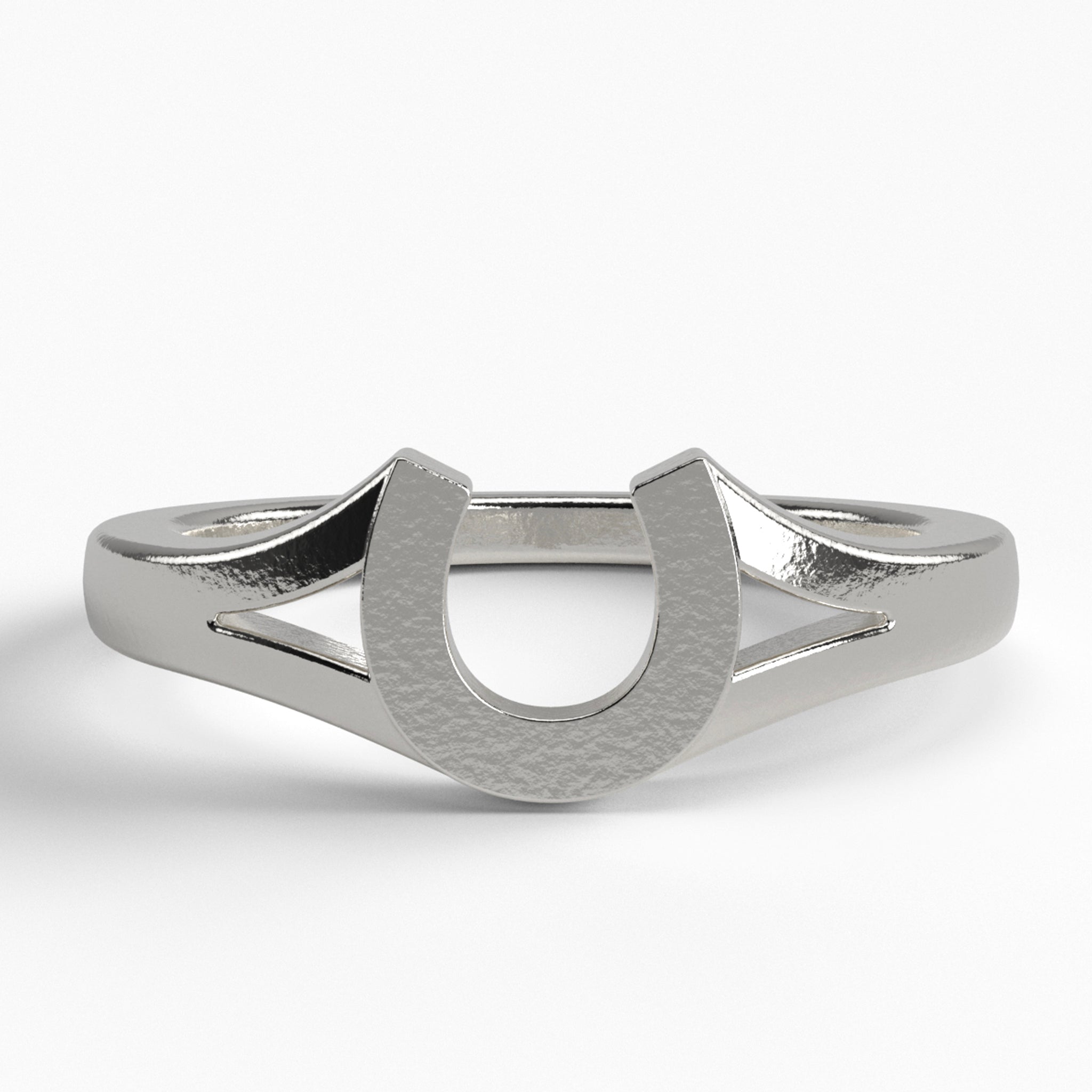 "The Iron Luck"  Solid Silver Horseshoe Ring