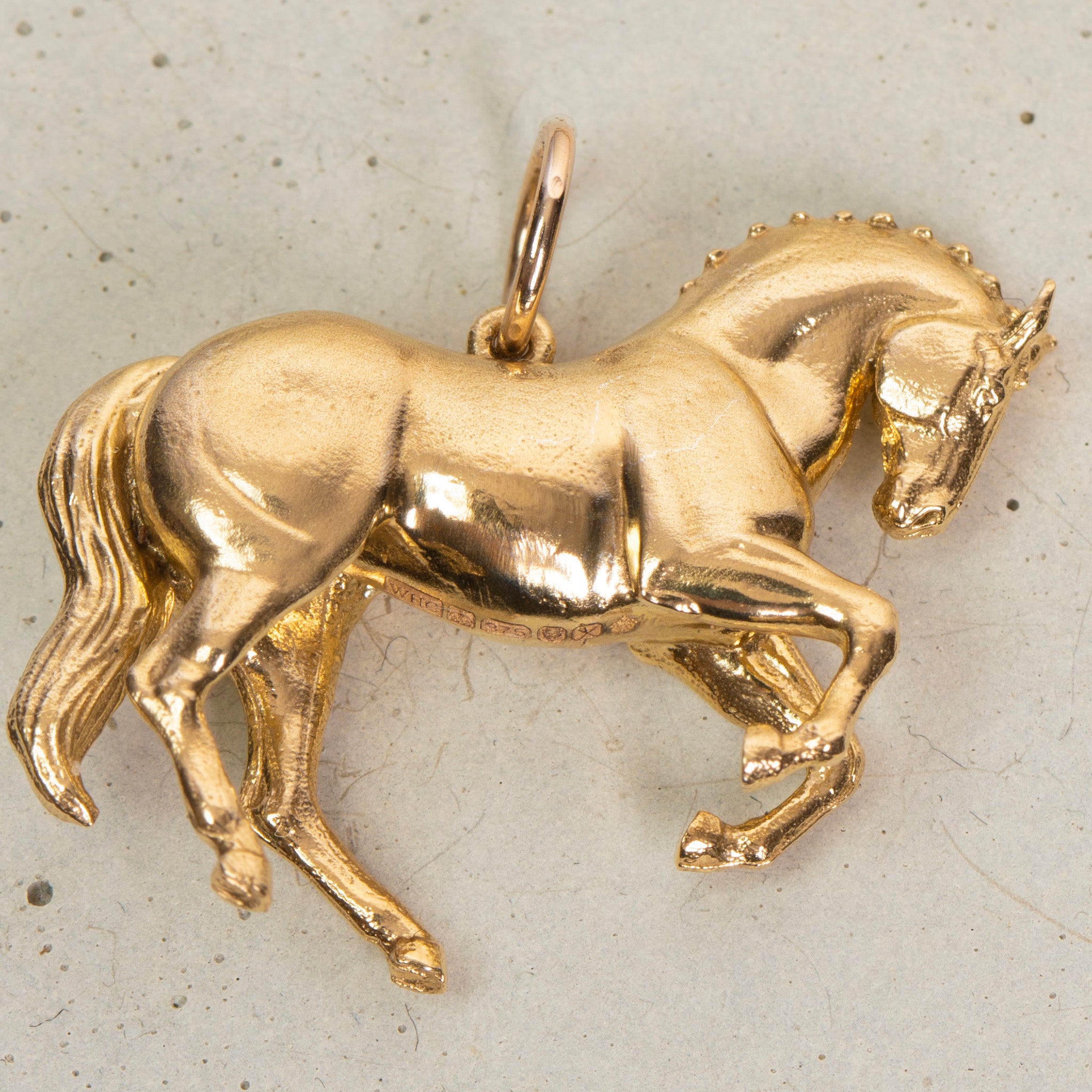 The Keepsake Horse- Gold Horse Pendant