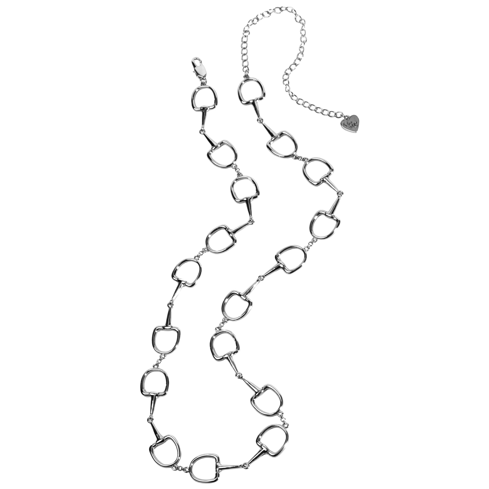 Bit by Bit- Silver Snaffle Bit Chain Necklace