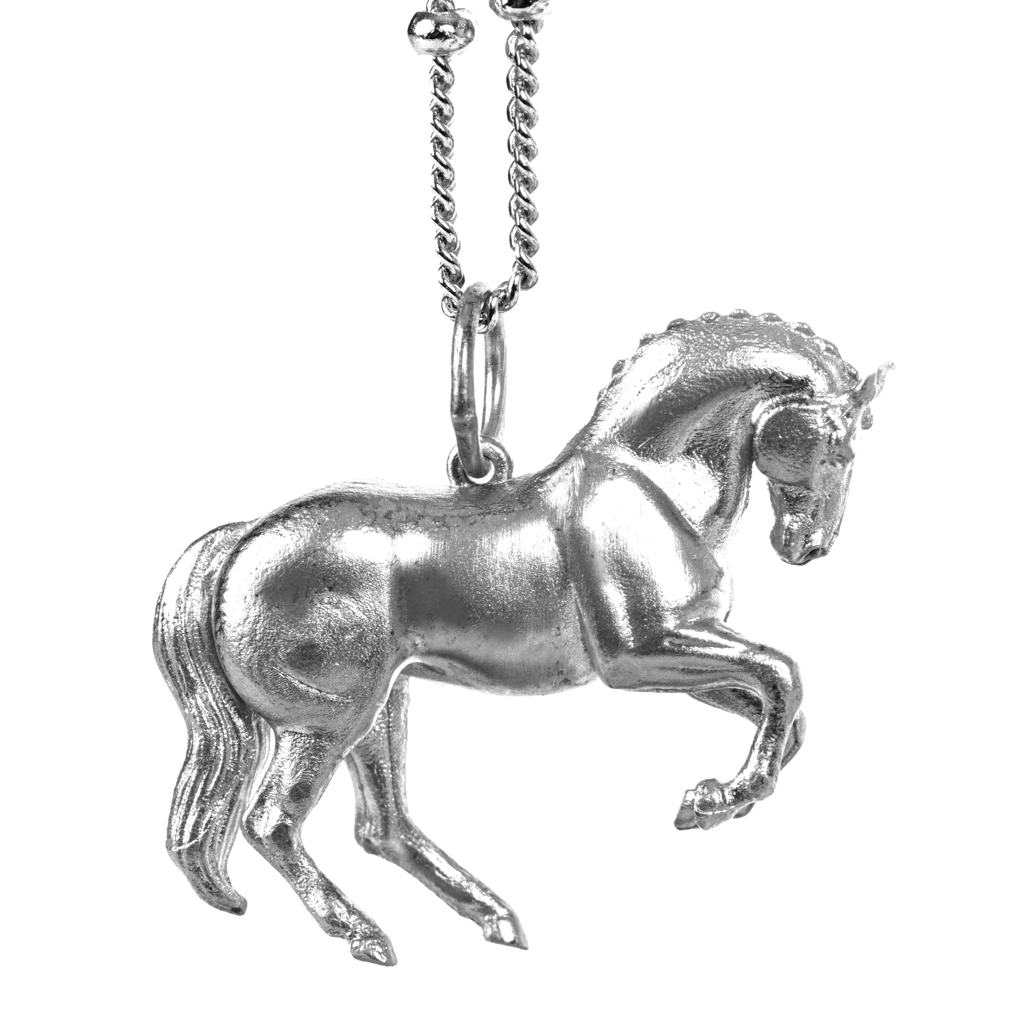 Solid Sterling Silver Perfect Horse Pendant